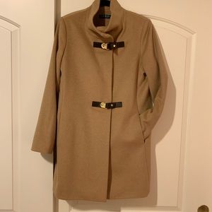 ralph lauren buckle front walker coat